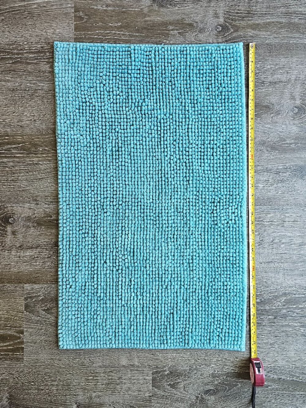 Chenille Bubble Bath Rug - Light Teal, 32x20